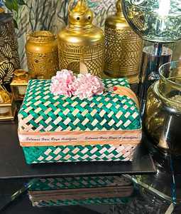 Cajas de embalaje ecológicas para vacaciones de Ramadán, caja de regalo tejida de bambú, regalo 2025 - Product Image 1