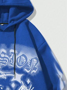 Sudadera con capucha de invierno para hombre personalizada transpirable cómodo algodón polar/poliéster bordado sudadera diseño Digital - Product Image 3