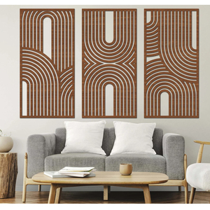 Producto de decoración de pared MDF diseño de corte por láser tablero de madera para compromiso de boda decoración de pared trasera a los precios más bajos - Product Image 3