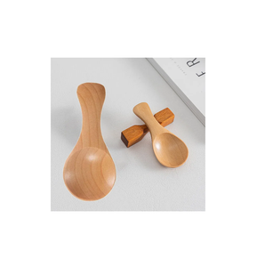 Cuchara de sopa de madera de la mejor calidad para forma redonda y tamaño pequeño, gran oferta, producto de gran oferta, embalaje de muestra gratis - Product Image 4
