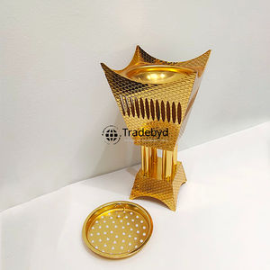 Quemador de Incienso de Metal de Primera Calidad Hecho a Mano, Elegante Mukhbar Árabe Antiolor para Decoración del Hogar y Relajación - Product Image 5
