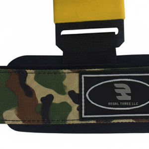 Gym Fitness <b>Trainer</b> Weightlifting Hooks Wrist Support Pull Up Camo Steel Hooks Bodybuilder Neoprene Lifting Hooks - Product Image 4