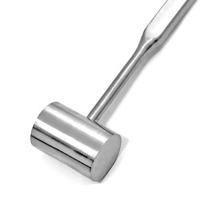 ค้อนกระดูก Endo Tech Orthopedic Hammer น้ำหนัก 500 กรัม ผลิตจากสแตนเลสสตีล 410 สีเงิน+ทอง ขนาด 9 นิ้ว ค้อนคอลลินสำหรับการผ่าตัด ใช้งานด้วยมือ น้ำหนักมาก สำหรับกระดูก - Product Image 2