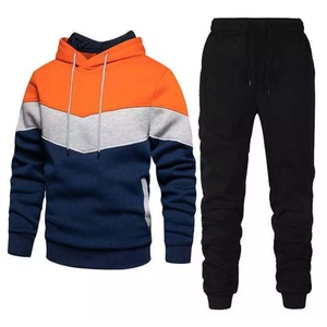 Vente chaude tenues survêtement vêtements de sport survêtements décontractés survêtement gymnases musculation entraînement jogging vêtements deux pièces ensemble - Product Image 2