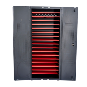 Venta al por mayor 76cm 03 Tiers Power Coated Steel Tool Cabinet Durable Industry Standing Chest para almacenamiento de taller y almacén - Product Image 1