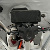 HLD China Triciclo Eléctrico de Reparto de Carga Grande de 1000W y 3 Ruedas con Caja de Carga y Escalera Lateral