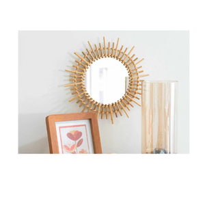 Venta al por mayor de mimbre espejo de ratán de alta calidad con 100% de color natural hecho en Vietnam de 99GD - Product Image 3