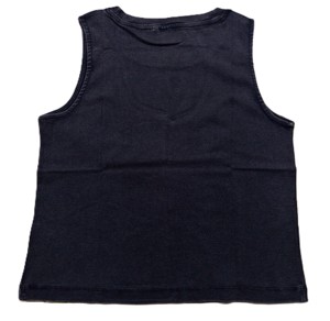 Gym Wear Tank Top Sport O-cuello Poliéster Acanalado Tank Tops para Mujer - Product Image 2