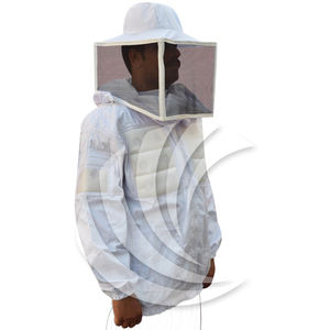 Premium Beekeeping Jacket Polyester-Sleeved Cotton with Front Zipper & Hood Gear Manufacturer From Pakistan - Product Image 4