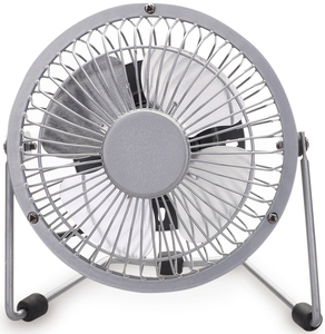 Mini ventilatore USB per dessert, grigio, 3W, 15cm. (NIAROS 5000729) - Product Image 1