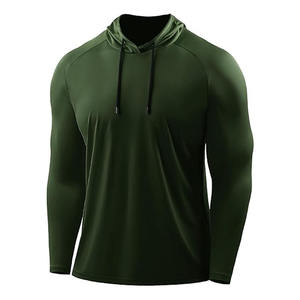 <b>Men's</b> Heavy Blank Quarter Zip <b>Long</b> <b>Sleeve</b> Pullover 100% Cotton Casual Custom Logo Active Quick Dry <b>Running</b> Sport <b>Top</b> with Winter - Product Image 6