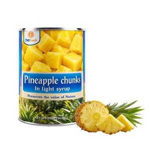 Piña en Trozos Enlatada en Almíbar Ligero de Primera Calidad, Venta al por Mayor, Directo de Fábrica en Vietnam - Product Image 1