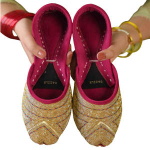 Upper Velvet Anti-Slippery High Quality Khussa Handcrafted Traditional Charm Modern Grace Fashion Trend Printed Customizable - Product Image 1