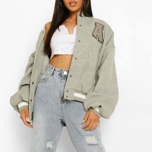 Chaqueta de Invierno de Punto de Algodón de Alta Calidad Más Vendida, Nuevo Estilo Cortavientos para Mujer - Product Image 3