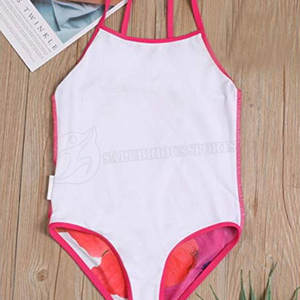 Bañador de una pieza para niñas, traje de baño sin mangas, a la venta - Product Image 5