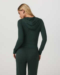 Sudadera con Capucha Casual Chic para Mujer, Sudadera con Capucha Ajustada y Elegante con Cierre, Estilo Deportivo - Product Image 2