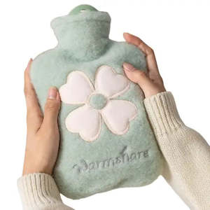 Bolsa de Agua Caliente Eléctrica de Felpa con Forro de Franela Reutilizable, Capacidad de 500ml-2L, Suave y Acogedora - Product Image 1