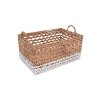 Panier de rangement en rotin durable, tissé à la main, écologique, esthétique, gain de place, multifonction, fabriqué au Vietnam, OEM ODM