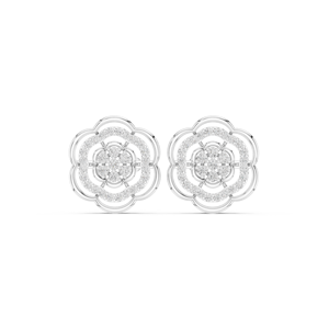 Precio al por mayor, joyería fina de alta calidad, pendientes de diamantes de moissanita de Plata de Ley 925, pendiente de tuerca de corte princesa - Product Image 3