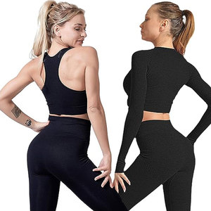 Servicios OEM Nuevo estilo Mujeres Yoga Set Alta calidad Mujeres Yoga Set Diseño personalizado yoga conjuntos fitness mujeres - Product Image 3