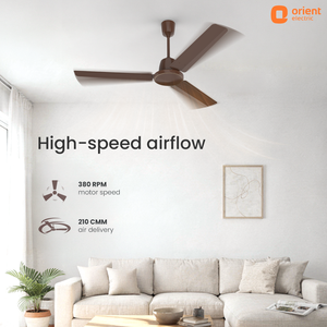 พัดลมเพดาน Ecotech Air 1200 มม. BLDC ประหยัดพลังงานระดับ 5 ดาว ความเร็ว 380 รอบต่อนาที แรงลมทรงพลัง ใบพัด ABS สีขาว สำหรับโรงแรม - Product Image 4