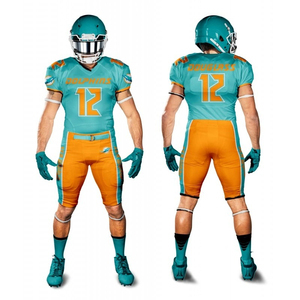 Vente chaude de haute qualité sur mesure ensemble de maillots de football américain vêtements de sport respirants - Product Image 5