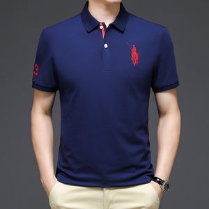 Moda Casual verano nuevo diseño hombres Polo camiseta hombres cuello alto Polo camisa manga corta Polo camisa nueva ropa - Product Image 2