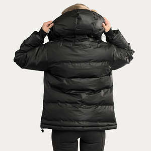 Chaqueta de Invierno Impermeable con Capucha y Cremallera para Mujer, Estilo Motero, Personalizada, de Softshell, para Equitación, Directamente de Fábrica, EQ-WJ4 - Product Image 6