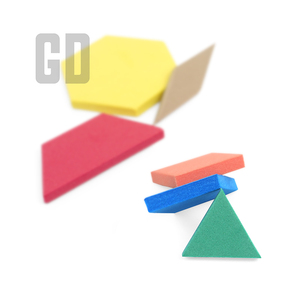 บล็อกรูปแบบ EVA สอนคณิตศาสตร์ของเล่นรูปร่างการเรียนรู้ของเล่น - Product Image 6