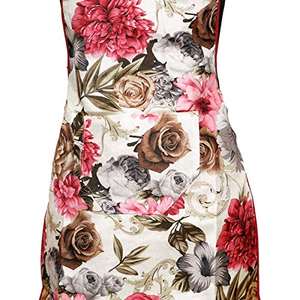 Juego de delantal estampado clásico de algodón orgánico hecho éticamente más vendido 1-4 bolsillos ligero de larga duración para uso en interiores y exteriores - Product Image 2