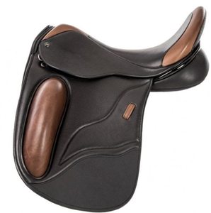 Professionnel anglais noir et marron Designer cuir Dressage équitation selle personnalisable équestre accessoires OEM ODM - Product Image 4