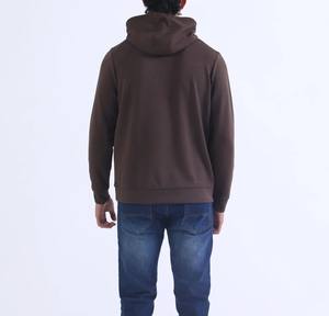 Alta calidad logotipo personalizado etiqueta peso pesado pulóver sudaderas con capucha 100% algodón hombros caídos de gran tamaño hombres Boxy Sudadera con capucha de manga larga - Product Image 6