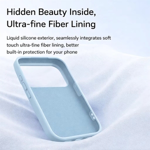 <span class=keywords><strong>Coque</strong></span> de téléphone en silicone antichoc à doublure microfibre toucher doux avec logo personnalisé, directement de l'usine, pour <span class=keywords><strong>iPhone</strong></span> 18 17 16 15 14 <span class=keywords><strong>13</strong></span> Pro Max - Product Image 4