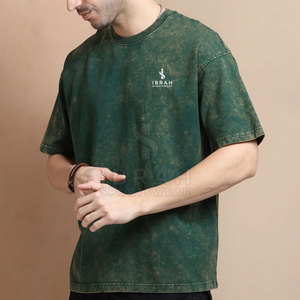 เสื้อยืดสไตล์สตรีทแฟชั่นล้ำสมัยสำหรับผู้ชาย ผ้าเนื้อนุ่มฟอกสีสไตล์วินเทจ ทันสมัย สวมใส่สบาย เหมาะสำหรับใส่ในชีวิตประจำวัน - Product Image 5