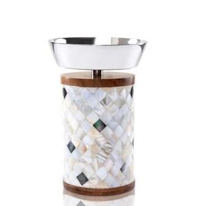 Quemador Bakhoor de lujo de alta calidad hecho a mano pulido estilo árabe perla madre de perla incrustaciones Mabkhara incienso Oud quemador - Product Image 4