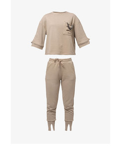 Survêtement de survêtement épais personnalisé délavé à l'acide en soie 100% coton French Terry Survêtement unisexe Survêtements respirants - Product Image 5