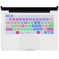 Couverture de clavier en silicone pour raccourcis Logic Pro X/Premiere Pro CC/PS