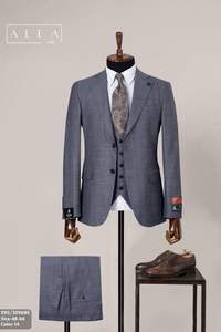 Costume pour homme Sharp Look 80 Laine 20 Polyester Slim Fit pour les affaires et les présentations - Product Image 3