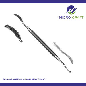 ตะไบขูดกระดูกสำหรับงานทันตกรรมมืออาชีพ # ผู้ผลิตเครื่องมือคุณภาพสูงสแตนเลส 52 แบบกำหนดเอง ซิลค์คอต ปากีสถาน - Product Image 2