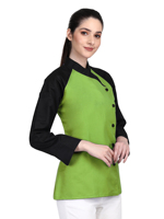 Uniforme culinaire professionnel unisexe, nouvelle veste de chef à manches longues en poly/coton, logo personnalisé pour restaurant, bar, restauration, hôtel
