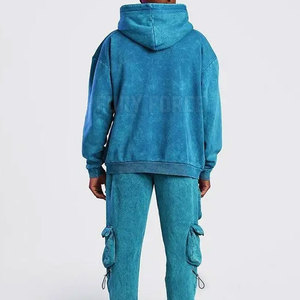 Survêtements délavés à l'acide personnalisés de haute qualité pour hommes vêtements de mode et de sport survêtement délavés à l'acide pour hommes - Product Image 2