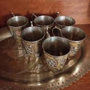 <b>Arabic</b> Brass Coffee Pot Dallah - Product Image 1
