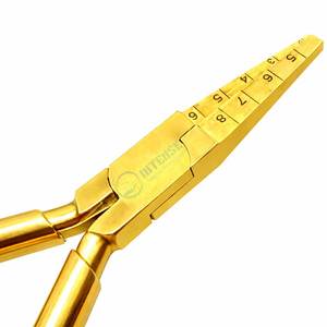 Pince à enrouler professionnelle à nez carré de 2 mm à 8 mm, outil de fabrication de bijoux, former des boucles de fil, outil manuel de précision, fournisseur OEM - Product Image 3