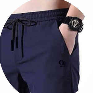 Pantalones de chándal de gimnasio antiarrugas personalizados al por mayor pantalones de chándal de entrenamiento de fitness ligeros teñidos lisos rectos altos ajustados - Product Image 4