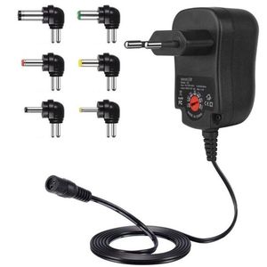 C5 Adjustable 3-12V 12W <b>Power</b> Supply Switch with EU <b>Plug</b> for Chargers & <b>Adapters</b> - Product Image 1
