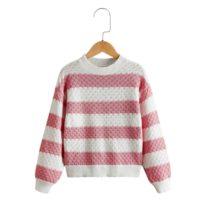 เสื้อถักผ้าคอตตอนสำหรับเด็กเสื้อสเวตเตอร์คริสต์มาสแบบสวมหัวสำหรับเทศกาลแฟชั่นสำหรับฤดูหนาว - Product Image 5