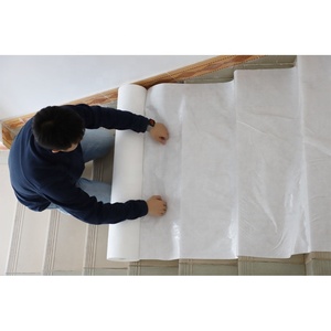 Rouleau de protection de sol auto-adhésif facile à poser, pelable et collant, en feutre blanc, gris, <span class=keywords><strong>bleu</strong></span>, noir pour la rénovation, la peinture, la construction - Product Image 6