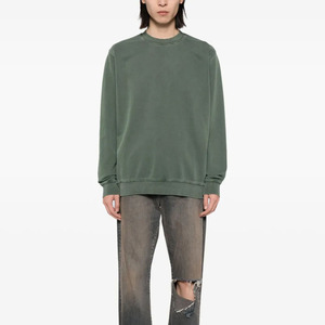 เสื้อสเวตเชิ้ตคอกลมผู้ชายแบบสั่งทำพิเศษ ปี 2026 ผ้าฝ้ายฟลีซ 100% พร้อมงานปัก แฟชั่นสำหรับฤดูหนาว - Product Image 4