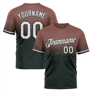 Vente en gros Dernier design Maillot de football pour hommes Chemises et hauts à découpe automatisée pour adultes Maillot de football - Product Image 1