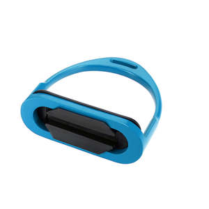 Suministros sólidos para equitación veterinaria, par de estribos para caballos disponibles en varios colores, protección antideslizante para tobillo, seguridad ecuestre - Product Image 5